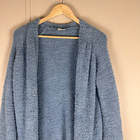 Serra Light Blue Fuzzy Cardigan Size S/M - Picture 3 of 8